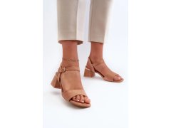 Sandály model 20934306 karamelové Step in style - SWEET SHOES 1
