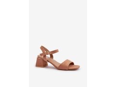 Sandály model 20934306 karamelové Step in style - SWEET SHOES 2