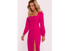 Plášťové šaty model 21149181 fuchsiové - Moe 2