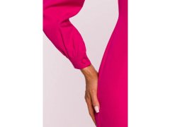 Plášťové šaty model 21149181 fuchsiové - Moe 3