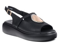 Dámské sandály na platformě model 21156720 Černá - S.Barski 1