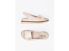 Krásné dámské sandály béžové model 21165777 - SWEET SHOES 1