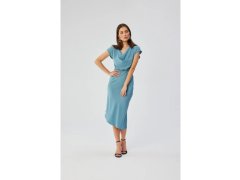 Asymetrické šaty modré model 21185916 - STYLOVE 1