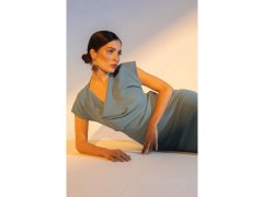 Asymetrické šaty modré model 21185916 - STYLOVE 3