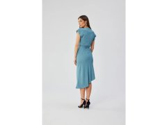 Asymetrické šaty modré model 21185916 - STYLOVE 4