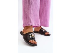 Pantofle černé Step in style model 21205164 - SWEET SHOES 1