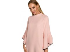 Dámské šaty model 21217802 Pudr růžová - Moe 3