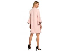 Dámské šaty model 21217802 Pudr růžová - Moe 5