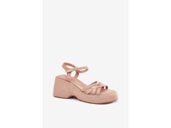 Dámské sandály model 21253429 světle hnědé Step in style - SWEET SHOES 2