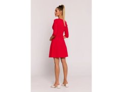 Přiléhavé mini šaty model 21269947 červené - Moe 2