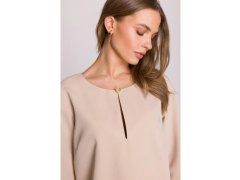 Dámské šaty model 21292983 Béžová - STYLOVE 6