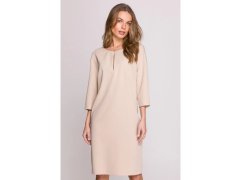 Dámské šaty model 21292983 Béžová - STYLOVE 7
