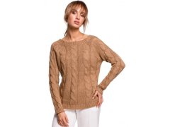 Dámský svetr Tmavě béžová model 21299411 - Moe 4