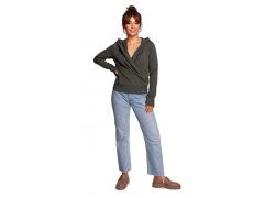 Zavinovací svetr s&nbsp;kapucí model 21787047 černý - BeWear 8