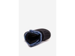 Dětské sněhule na suchý zip model 21803137 Modrá s&nbsp;černou vzor - Lee Cooper 2