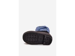 Dětské sněhule na suchý zip model 21803137 Modrá s&nbsp;černou vzor - Lee Cooper 3
