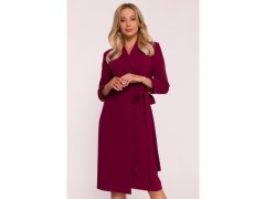 Dámské šaty model 21819210 Bordó - STYLOVE 4