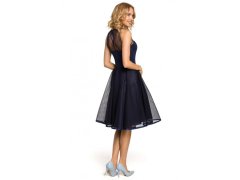 Dámské šaty model 21820328 Tmavě modrá - MOE 1