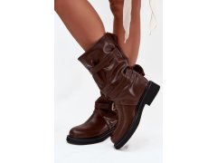 Dámské kozačky Tmavě hnědá Paris model 21859192 - Inello 1