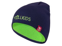 Dětská oboustranná čepice model 21859214 Zelená s černou - Trollkids 1