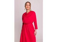 Pletené šaty model 21921119 červené - STYLOVE 2