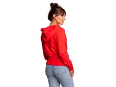 Zavinovací svetr s&nbsp;kapucí model 21924386 červený - BeWear 1