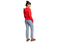 Zavinovací svetr s&nbsp;kapucí model 21924386 červený - BeWear 5