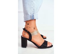Dámské Sandály černozlaté model 21935233 - S.Barski 2
