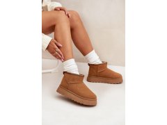 Dámské sněhule model 21941170 hnědé - SWEET SHOES 6