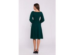 Šaty s&nbsp;rozšířenými rukávy model 21958994 zelené - STYLOVE 7
