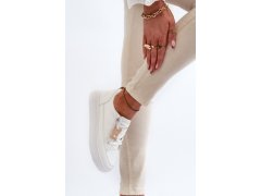Dámské sportovní boty na platformě model 22010082 Bílá - VINCEZA 7