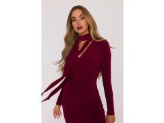 Dámské šaty model 22020912 Bordó - Moe 3