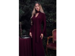 Dámské šaty model 22020912 Bordó - Moe 8
