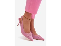 Dámské sandály růžové model 22041117 - SWEET SHOES 1