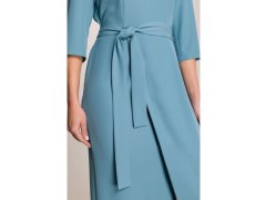 Šaty zavazovací modré model 22064240 - STYLOVE 3