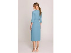 Šaty zavazovací modré model 22064240 - STYLOVE 6