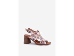 Dámské sandály model 22064251 růžové Jezzi - SWEET SHOES 2