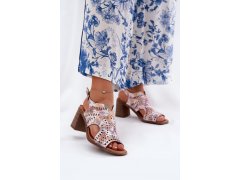 Dámské sandály model 22064251 růžové Jezzi - SWEET SHOES 3