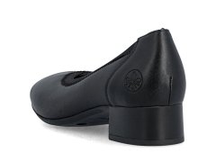 Dámské kožené lodičky model 22069758 černé - Rieker 2