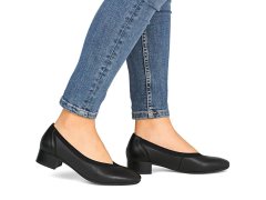 Dámské kožené lodičky model 22069758 černé - Rieker 3