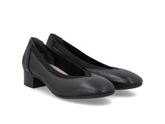 Dámské kožené lodičky model 22069758 černé - Rieker 5