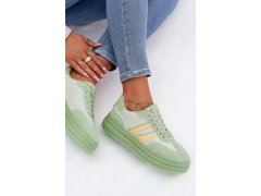 Dámské tenisky zelené model 22069759 - SWEET SHOES 1