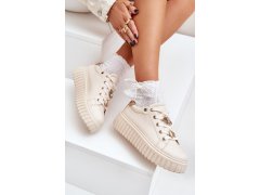 Dámské tenisky béžové model 22261629 - SWEET SHOES 5