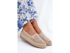 Dámské espadrilky béžové model 22103949 - VINCEZA 4