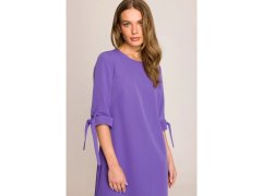 Šaty áčkového střihu model 22103953 fialové - STYLOVE 3