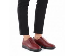 Dámská pohodlná obuv bordó model 22103963 - Unisoft 2