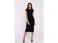 Midi šaty bez rukávů model 22110018 černé - STYLOVE 2