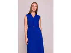 Dámské šaty áčkového střihu modré model 22145674 - STYLOVE 7