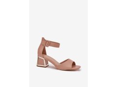 Sandály model 22173067 béžové - Step in style 1
