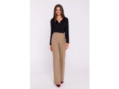 Kalhoty Bootcut model 22174682 světle hnědé - Stylove 6
